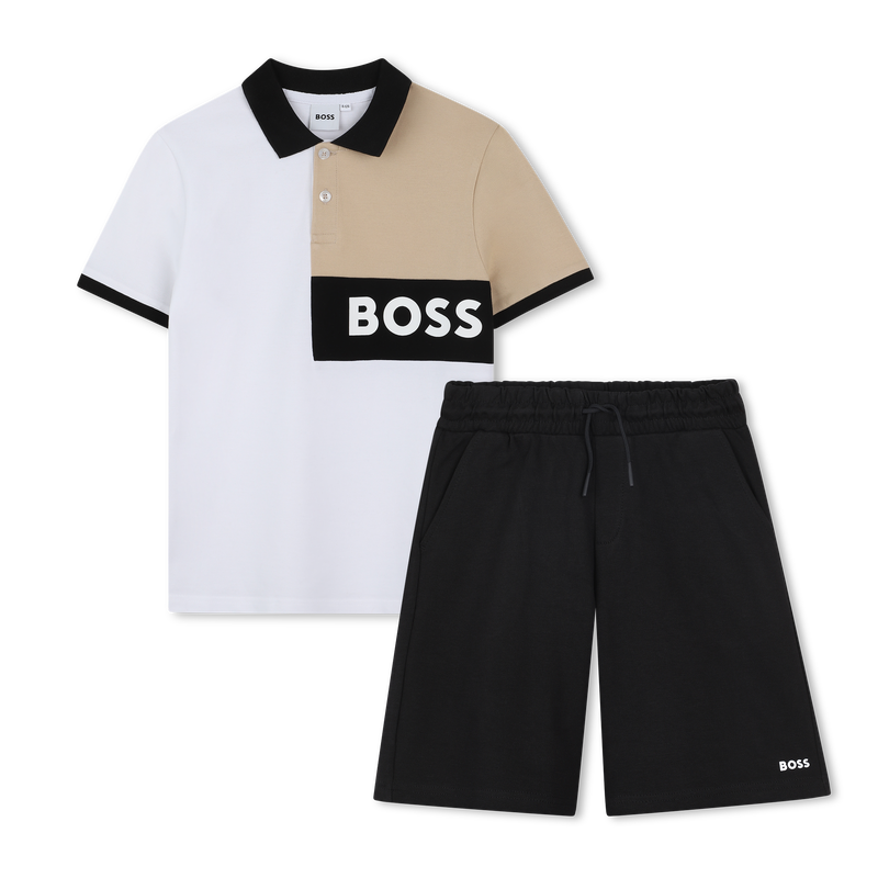 Polo et short BOSS 
                    GARCON