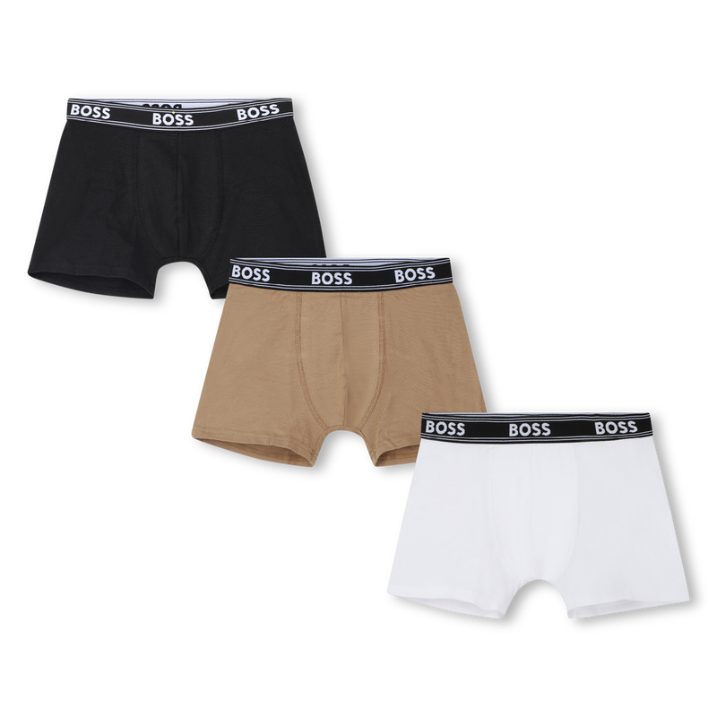 Lot de 3 boxers en jersey BOSS 
                        GARCON