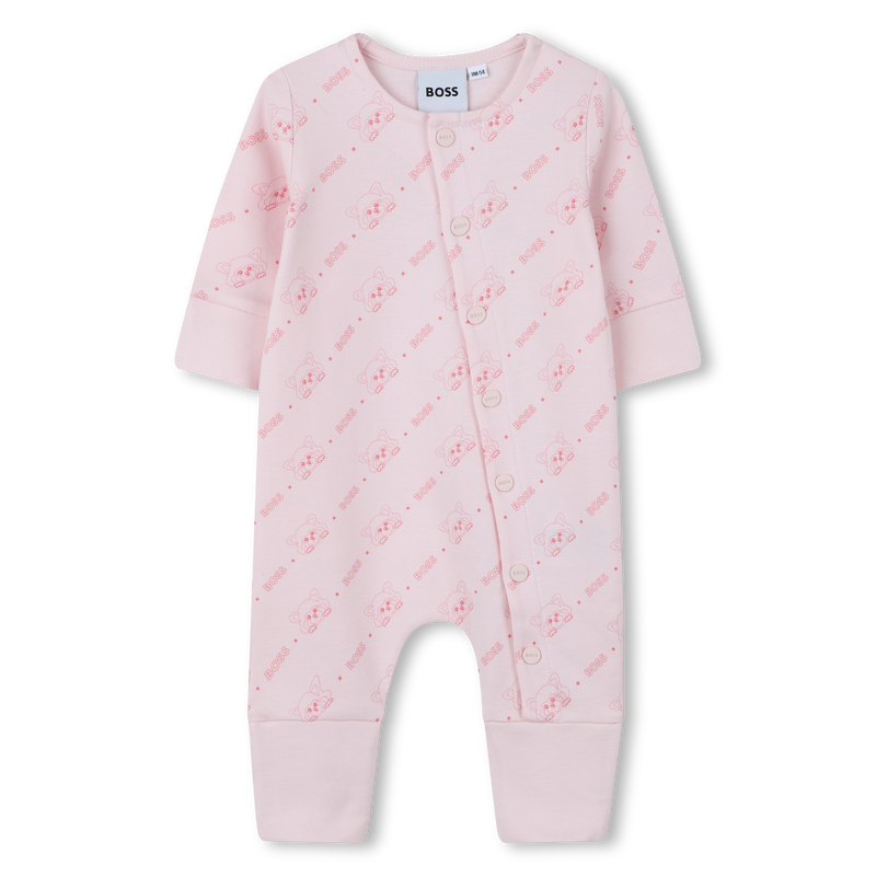 Ensemble pyjama, bonnet et bavoir BOSS 
                        FILLE