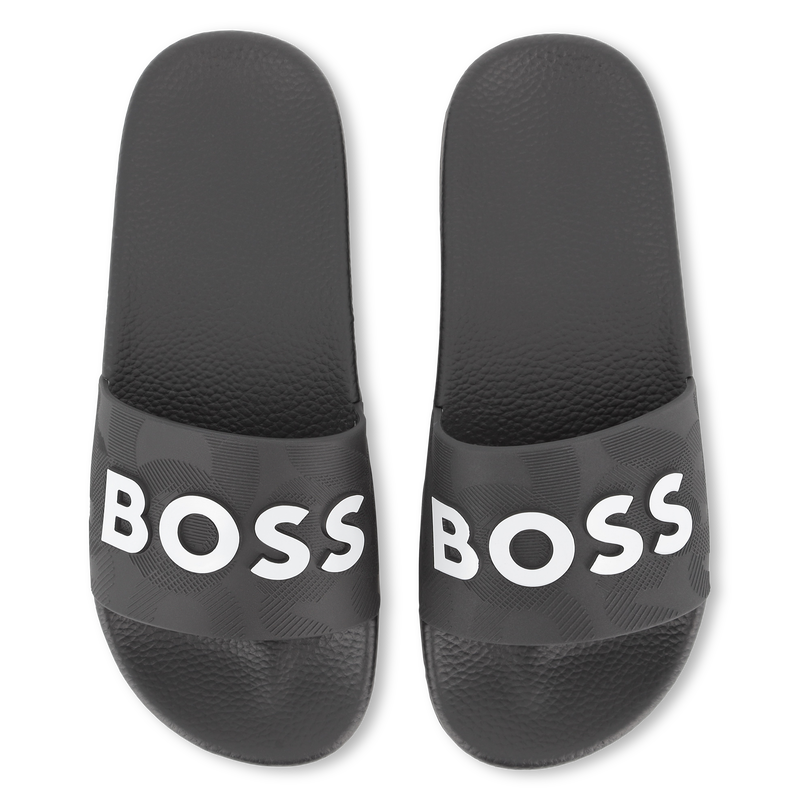 Claquettes avec sigle BOSS 
                    GARCON