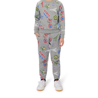 Sweat-shirt molletonn&eacute; imprim&eacute; KENZO KIDS 
                    GARCON