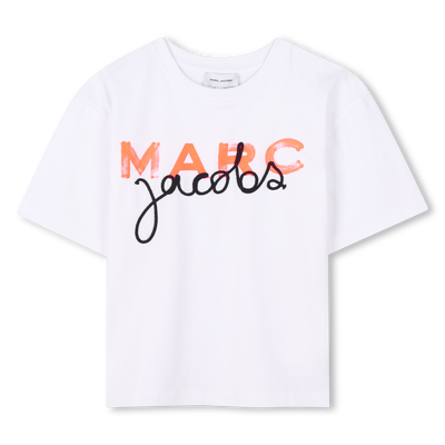 T-shirt &agrave; col rond en coton MARC JACOBS GARCON