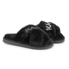 Chaussons &agrave; lani&egrave;res crois&eacute;es KARL LAGERFELD KIDS 
                    FILLE