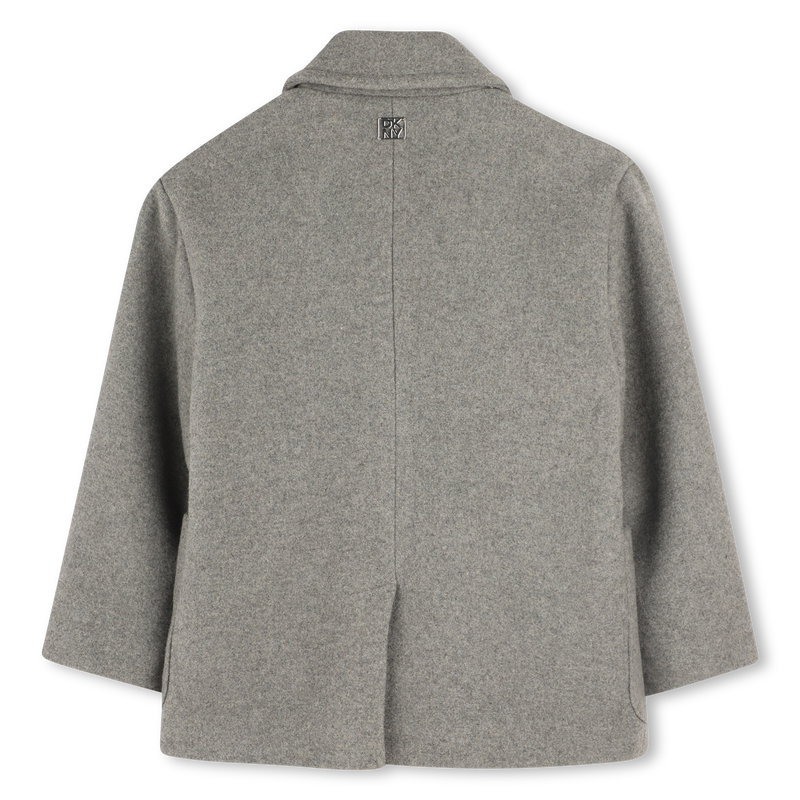 Manteau en drap de laine DKNY 
                    FILLE