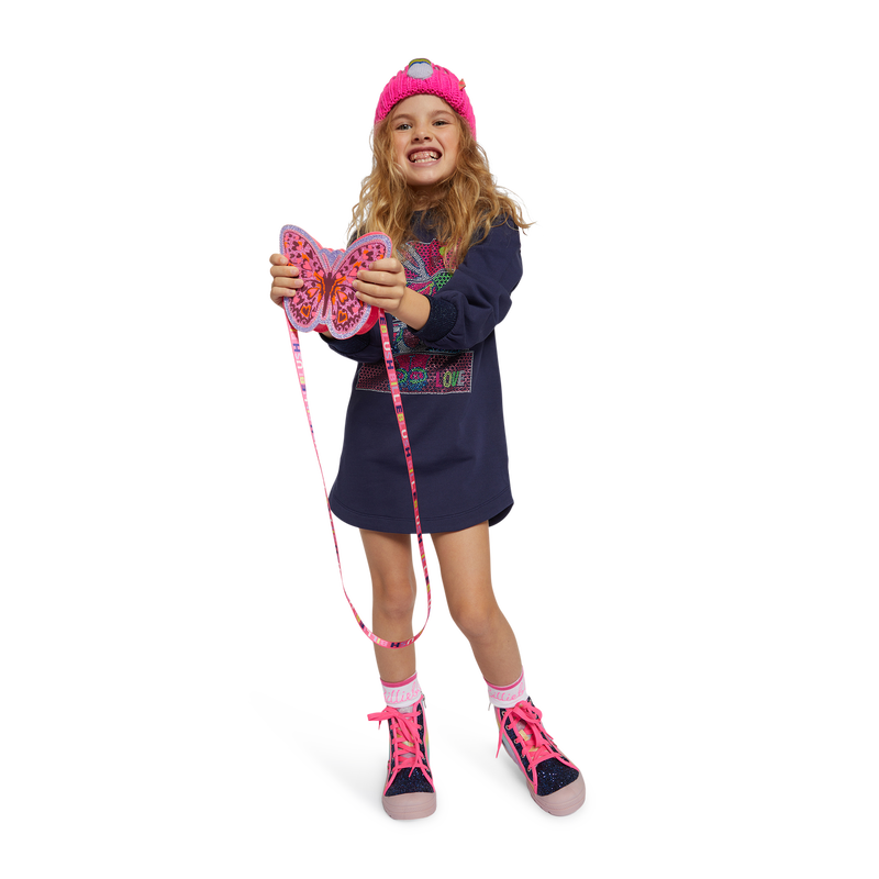 Robe molletonnée strassée BILLIEBLUSH 
                    FILLE