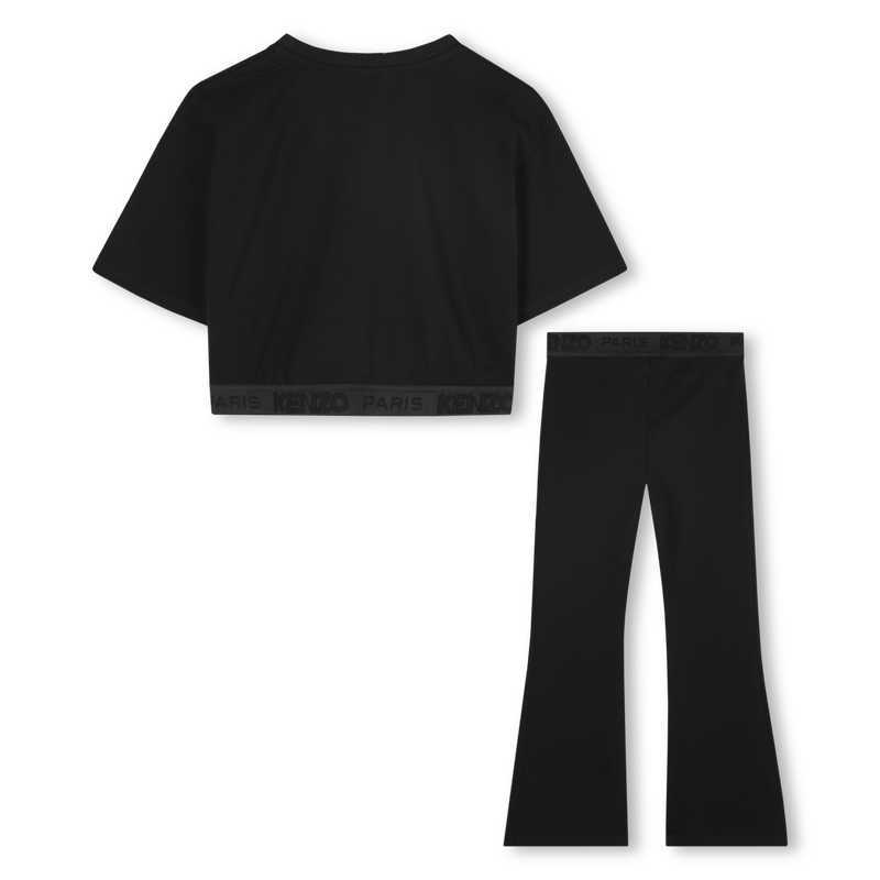 Ensemble t-shirt et pantalon KENZO KIDS 
                    FILLE