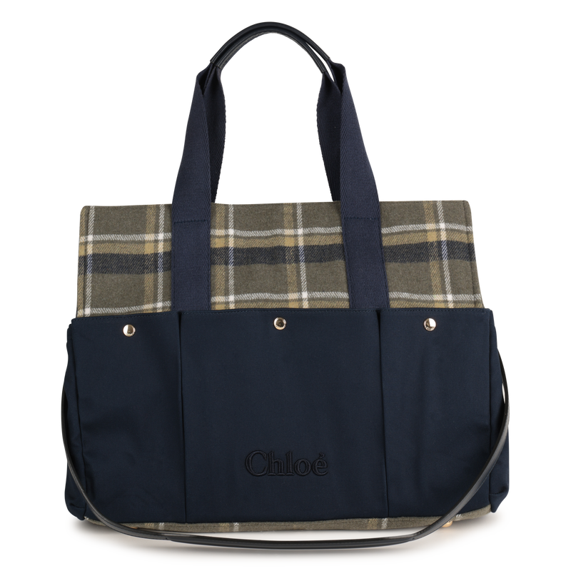Sac à langer bi-matière CHLOE 
                        FILLE