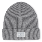 Bonnet tricot avec badge BOSS 
                    GARCON