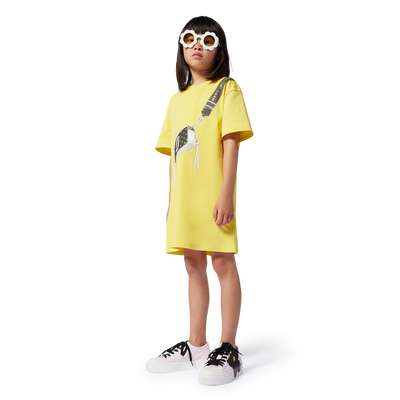 Robe droite courte en coton MARC JACOBS FILLE