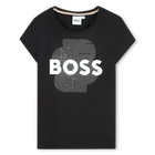 T-shirt &agrave; manches courtes BOSS 
                    FILLE