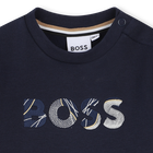 Pull col rond BOSS 
                    GARCON