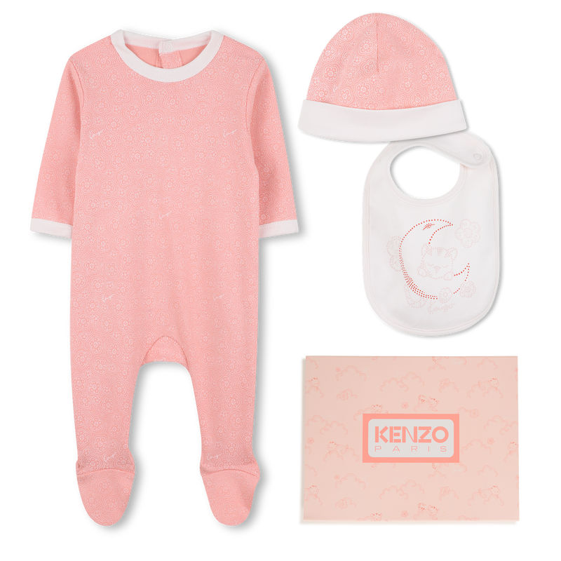 Ensemble pyjama, bavoir et bonnet KENZO KIDS 
                    FILLE