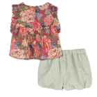 Ensemble top + culotte bouffante CHLOE 
                    FILLE