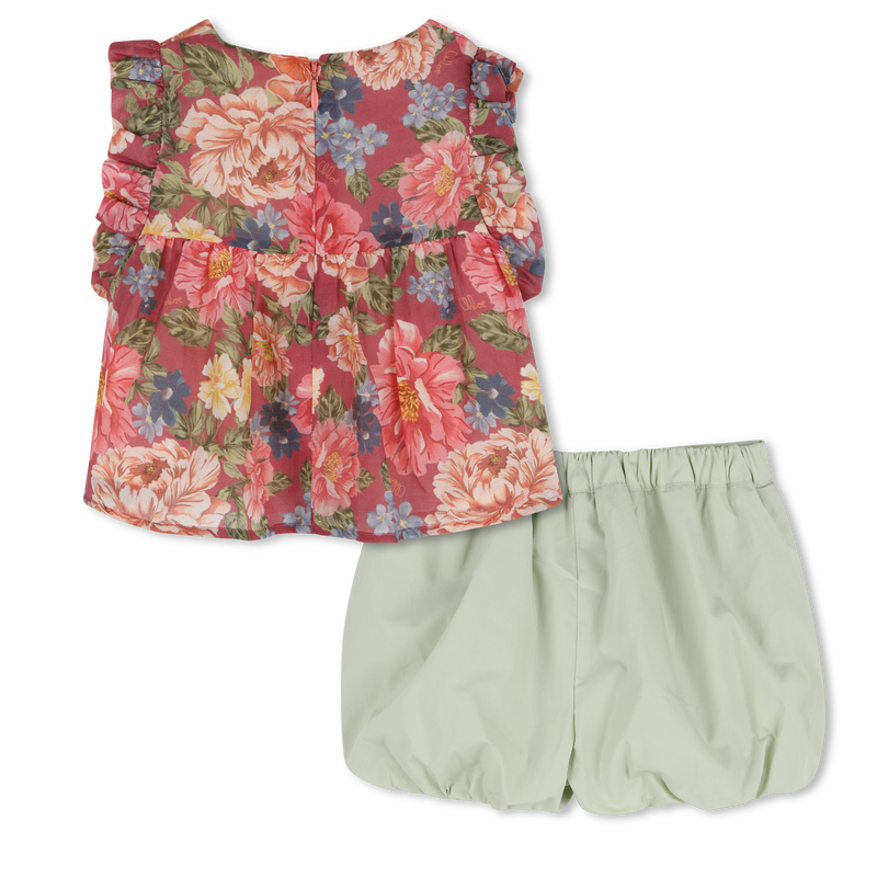 Ensemble top + culotte bouffante CHLOE 
                        FILLE