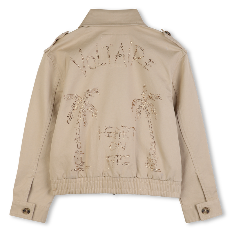 BLOUSON ZIPP&Eacute; ZADIG & VOLTAIRE 
                        FILLE
