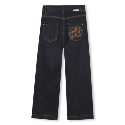 Pantalon en denim KARL LAGERFELD KIDS FILLE
