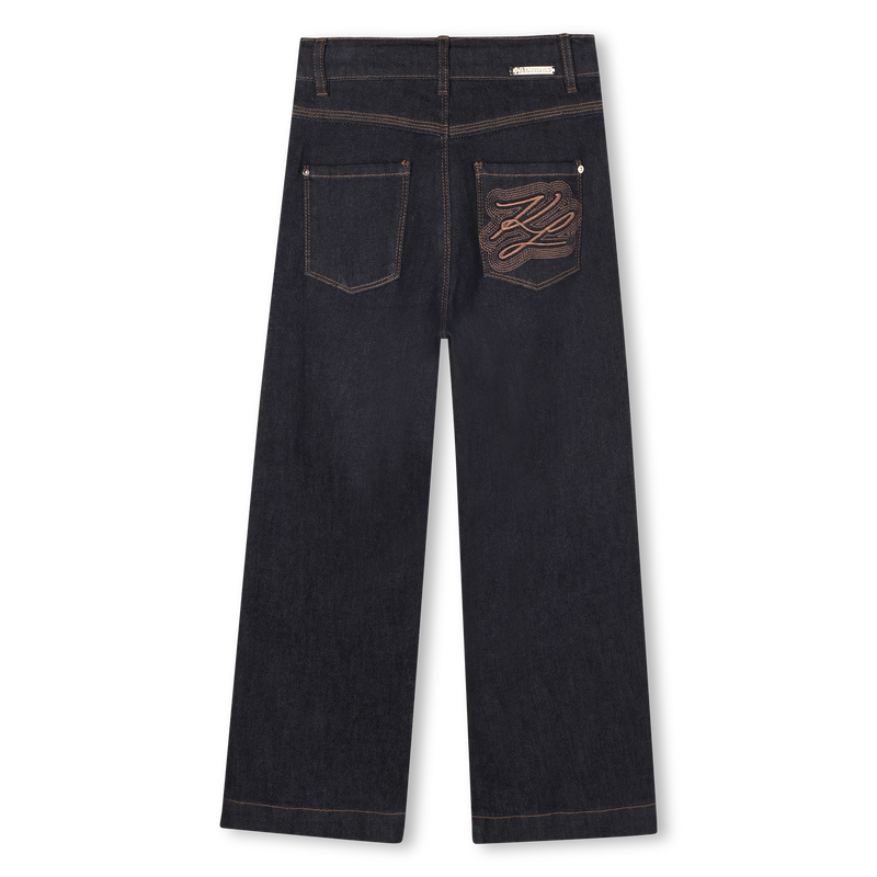 Pantalon en denim KARL LAGERFELD KIDS 
                    FILLE
