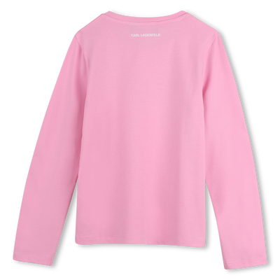 Tee-shirt manches longues KARL LAGERFELD KIDS FILLE