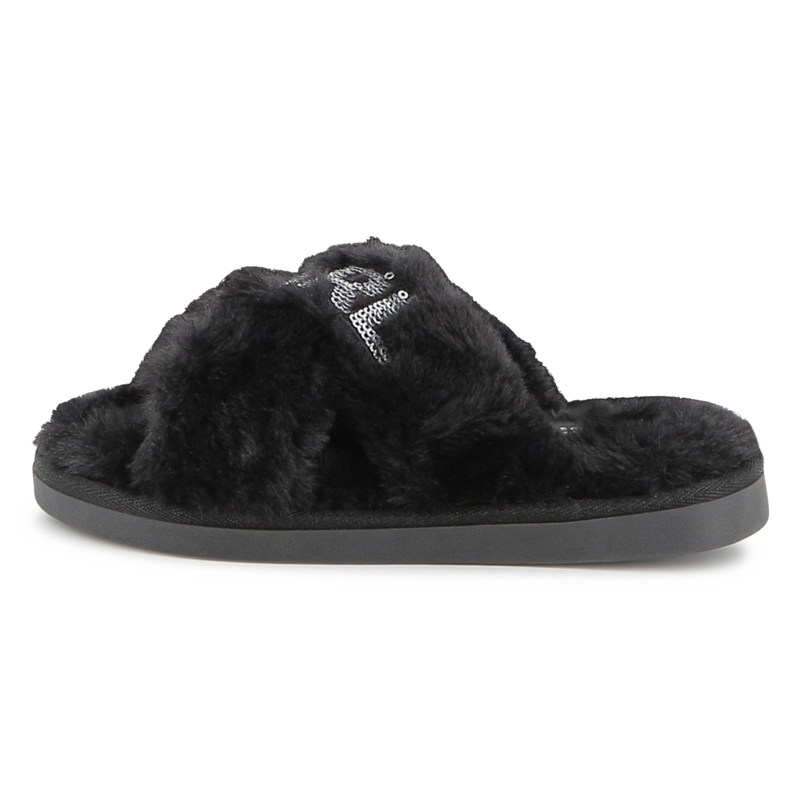 Chaussons à lanières croisées KARL LAGERFELD KIDS 
                    FILLE