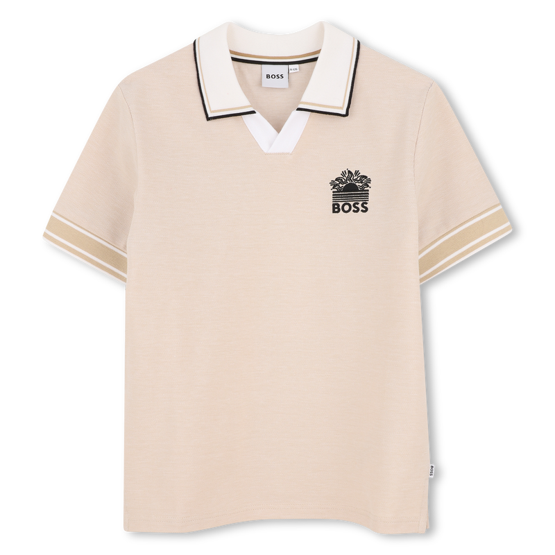 POLO MANCHES COURTES BOSS 
                        GARCON