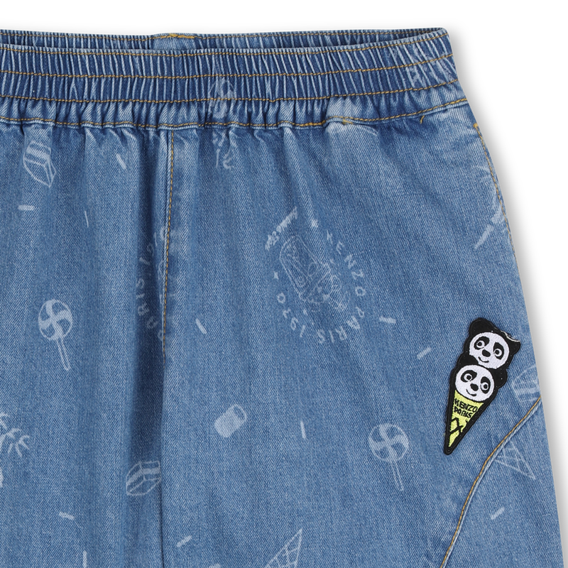 SHORT EN JEAN KENZO KIDS 
                        FILLE