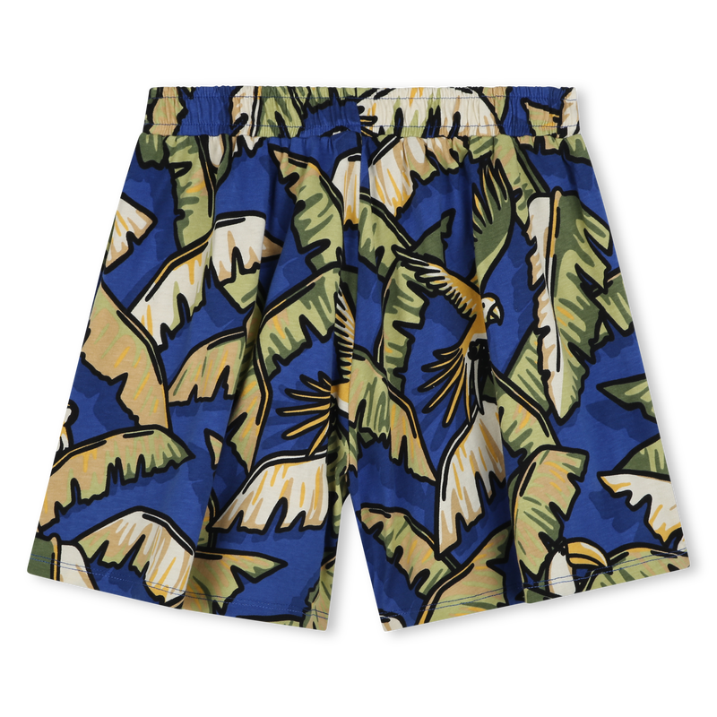 Short imprim&eacute; en coton KENZO KIDS 
                        FILLE