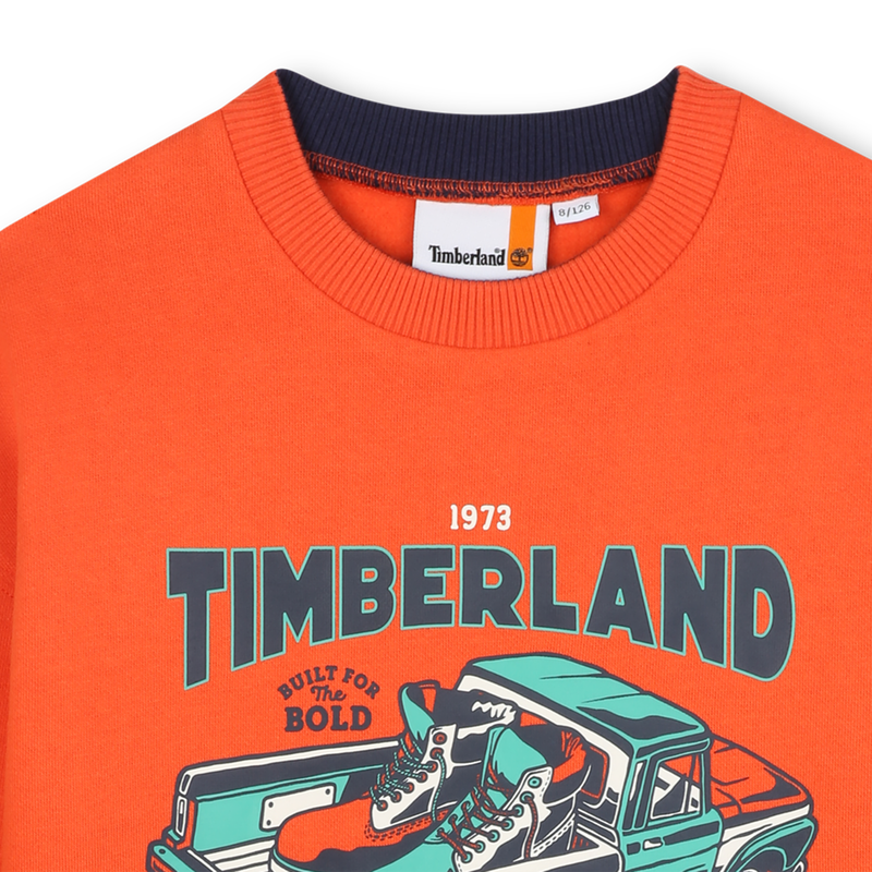 Sweat-shirt en molleton gratté TIMBERLAND 
                    GARCON