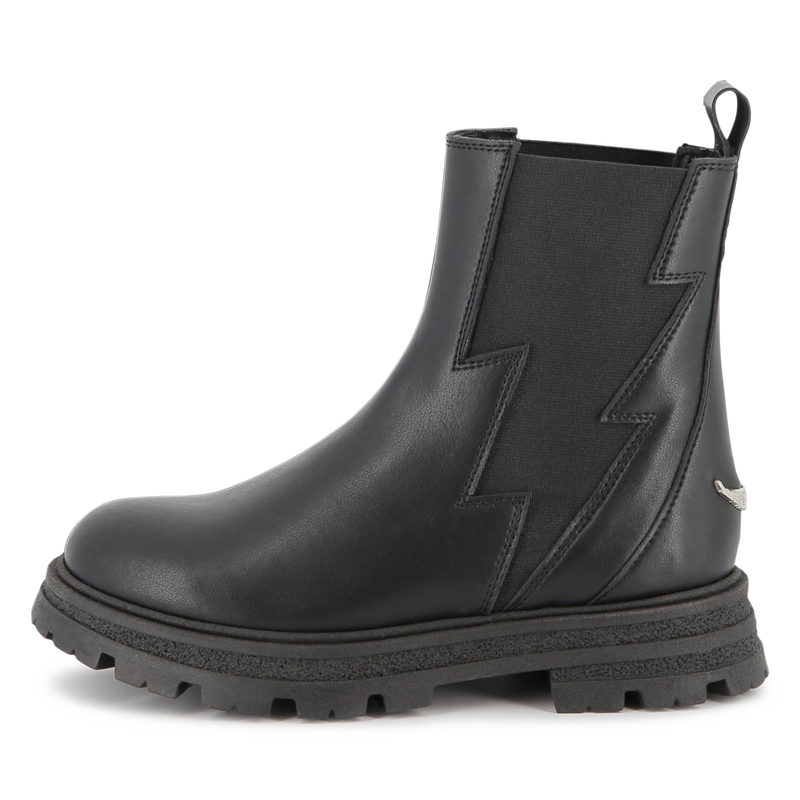 Bottines Chelsea en cuir de vachette ZADIG & VOLTAIRE 
                    FILLE