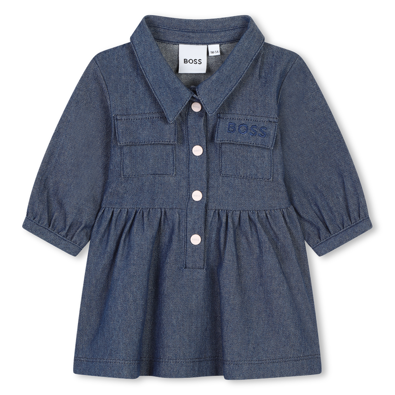 Robe boutonnée col polo BOSS 
                    FILLE