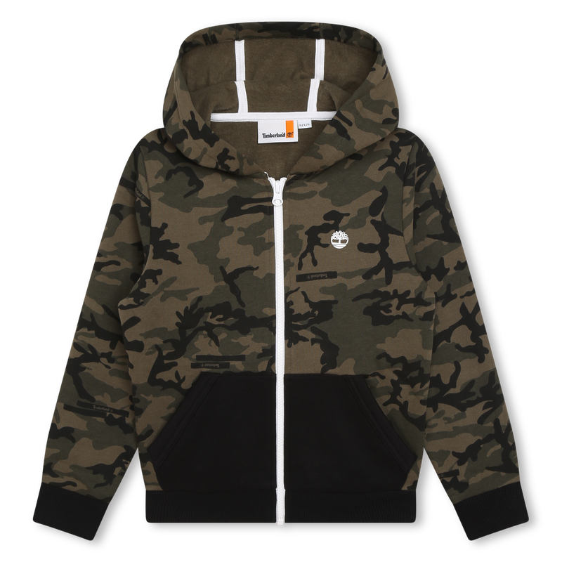 Sweat-shirt à capuche molleton TIMBERLAND 
                    GARCON
