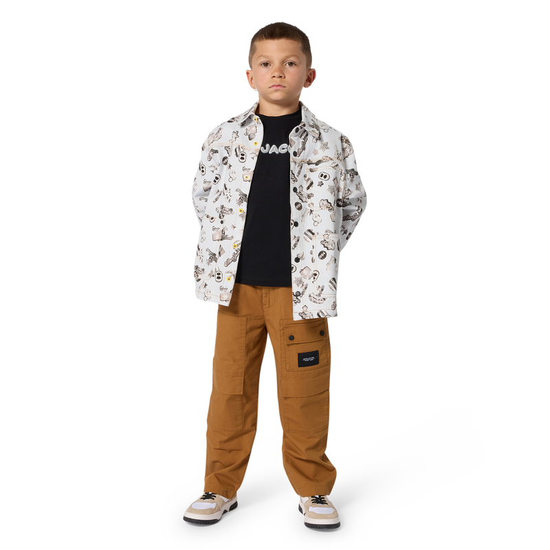 VESTE RAY&Eacute;E ET IMPRIM&Eacute;E MARC JACOBS 
                        GARCON