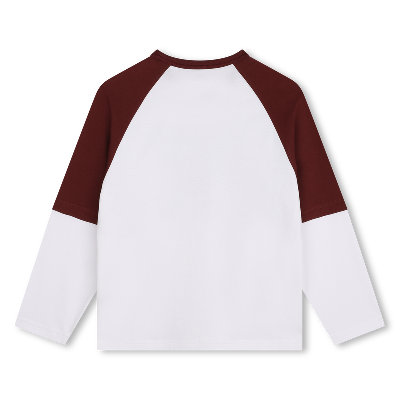 T-shirt bicolore avec imprimé TIMBERLAND 
                    GARCON