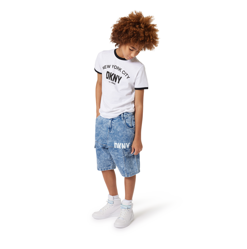 T-shirt bicolore DKNY 
                    GARCON
