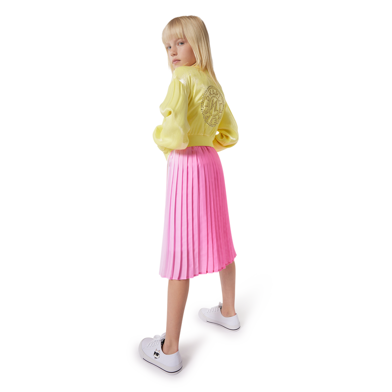 Jupe plissée dégradée KARL LAGERFELD KIDS 
                    FILLE