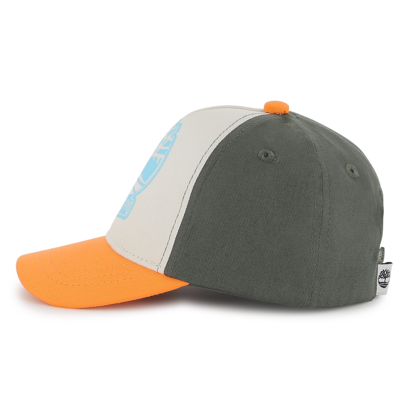 Casquette tricolore à fermeture auto-aggripante TIMBERLAND 
                    GARCON