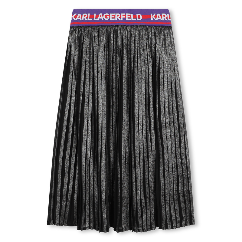 Jupe midi pliss&eacute;e KARL LAGERFELD KIDS 
                        FILLE