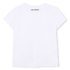 Tee-shirt illustration choupette KARL LAGERFELD KIDS 
                    FILLE