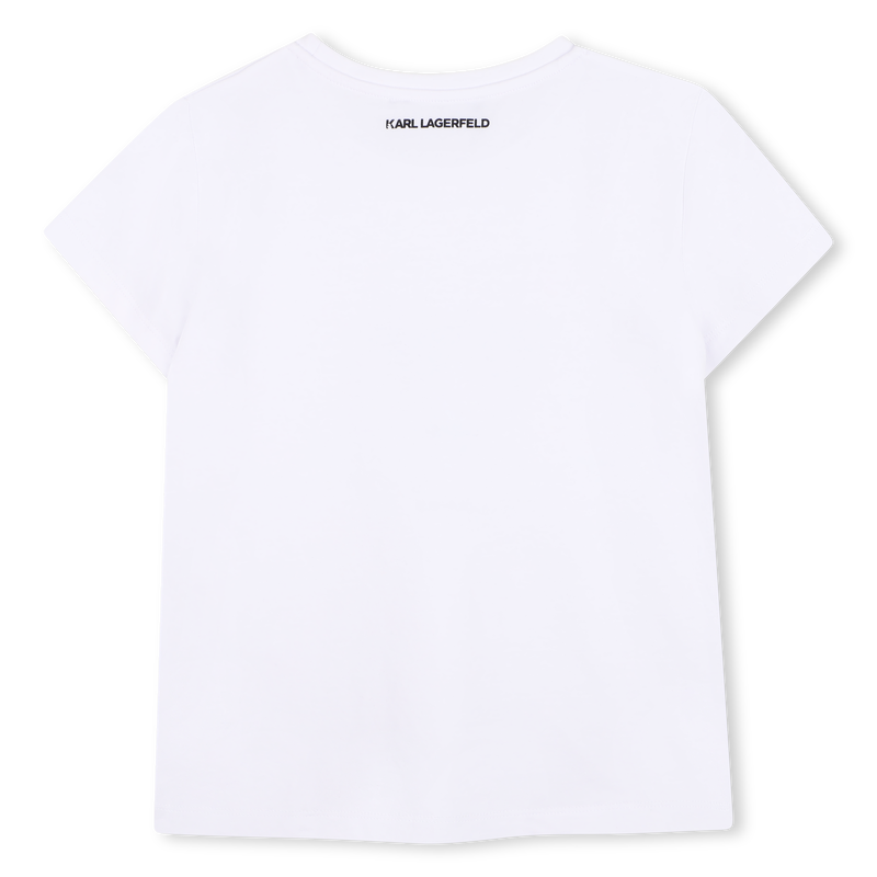 T-SHIRT ILLUSTRATION CHOUPETTE KARL LAGERFELD KIDS 
                        FILLE