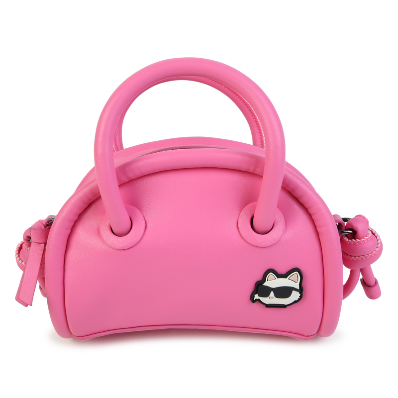 Sac à main zippé toile enduite KARL LAGERFELD KIDS 
                    FILLE
