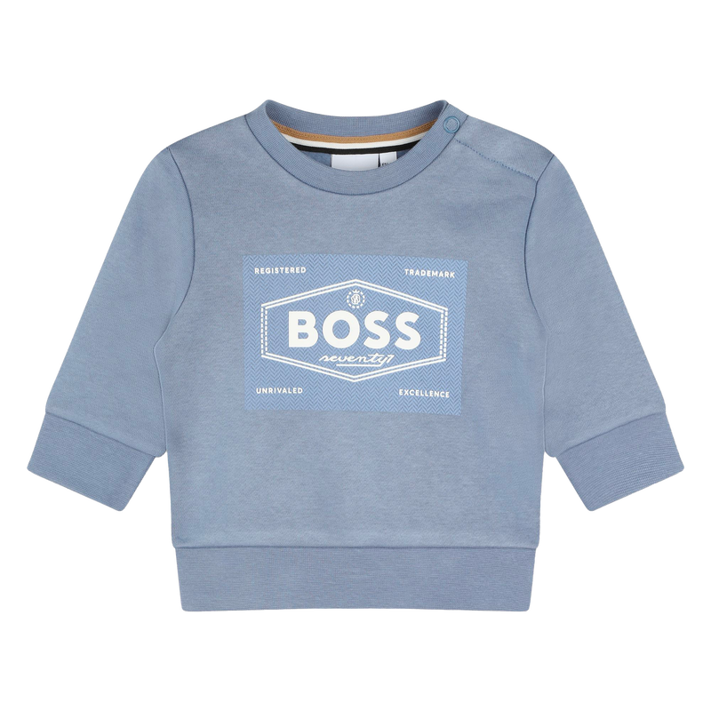 Sweat-shirt molleton col rond BOSS 
                    GARCON