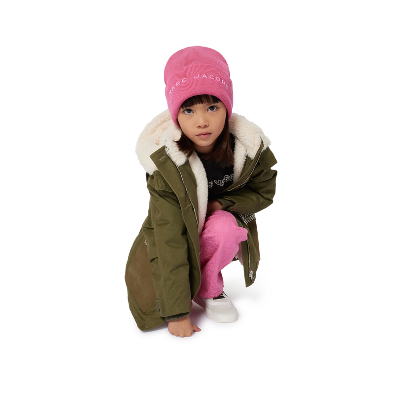 Parka à capuche avec poches THE MARC JACOBS 
                    FILLE
