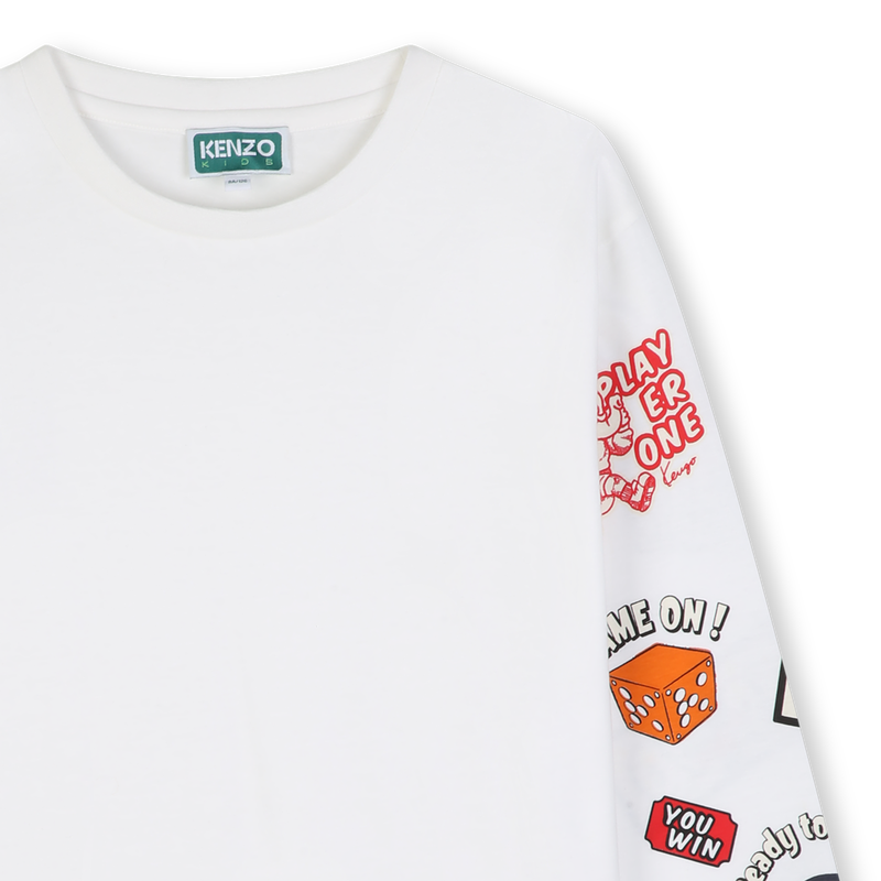 Tee-shirt manches longues KENZO KIDS 
                        GARCON