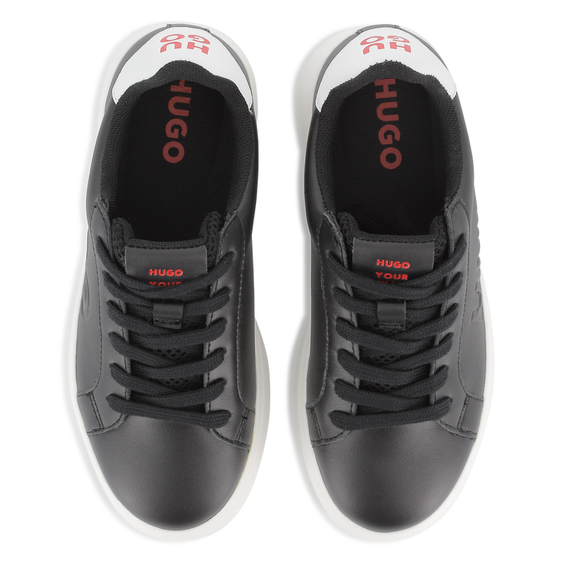 Baskets en cuir de vachette Hugo 
                    GARCON