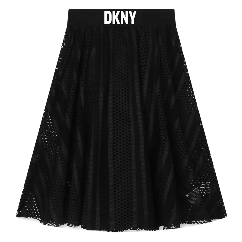Jupe de cérémonie en tissu en maille ajouré DKNY 
                    FILLE