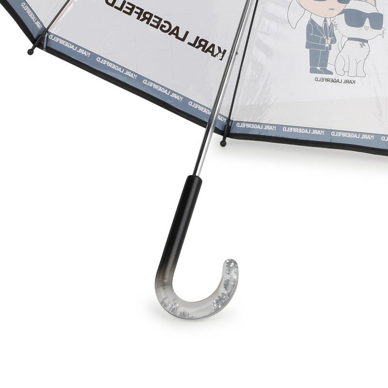 Parapluie transparent imprimé KARL LAGERFELD KIDS 
                    FILLE