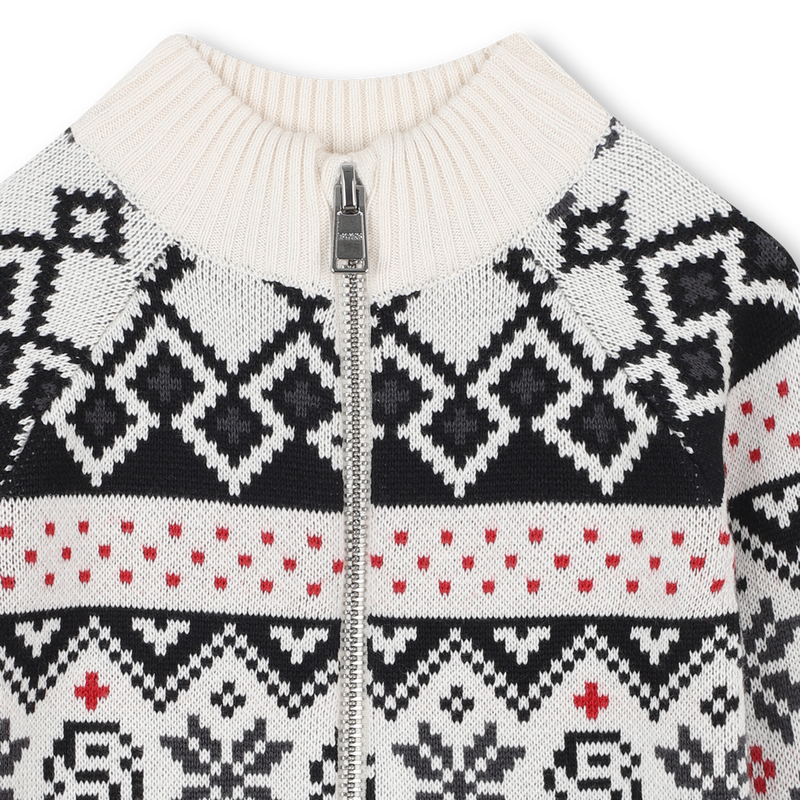 Cardigan col montant BOSS 
                        GARCON