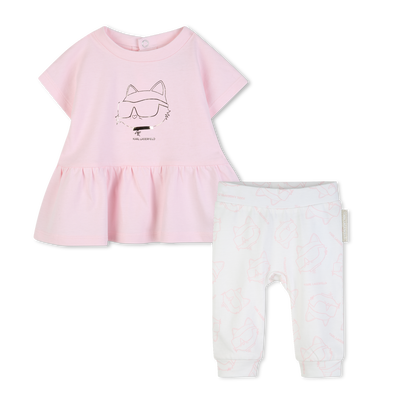 ENSEMBLE ROBE ET LEGGING KARL LAGERFELD KIDS FILLE