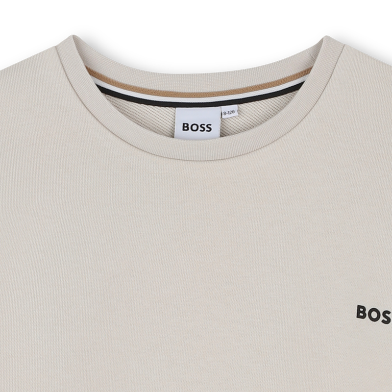 Sweat-shirt col rond uni BOSS 
                        GARCON