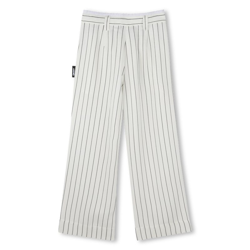 Pantalon ray&eacute; large DKNY 
                        FILLE