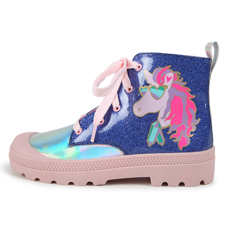 Bottines avec fermeture zippée et lacets BILLIEBLUSH 
                    FILLE
